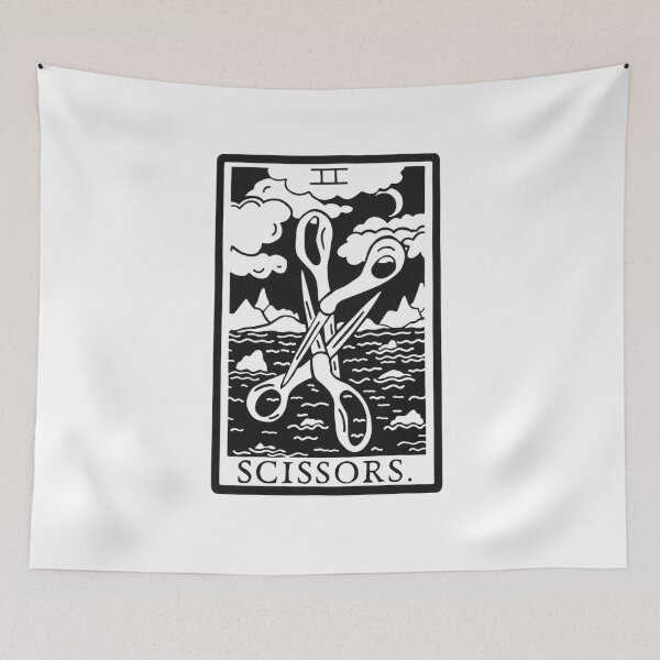 Item preview, Scissors Tarot Lesbian Symbolic Art designed and sold by Oniyasha.