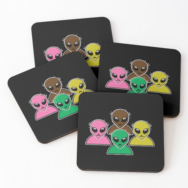 Item preview, Colorful Alien Squad Pop Art Illustration designed and sold by bkeer abobkr.