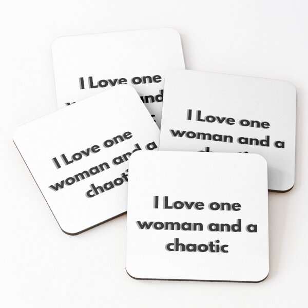 Item preview, I love one woman and a chaotic - Funny Relationship Quote designed and sold by Artistshert.