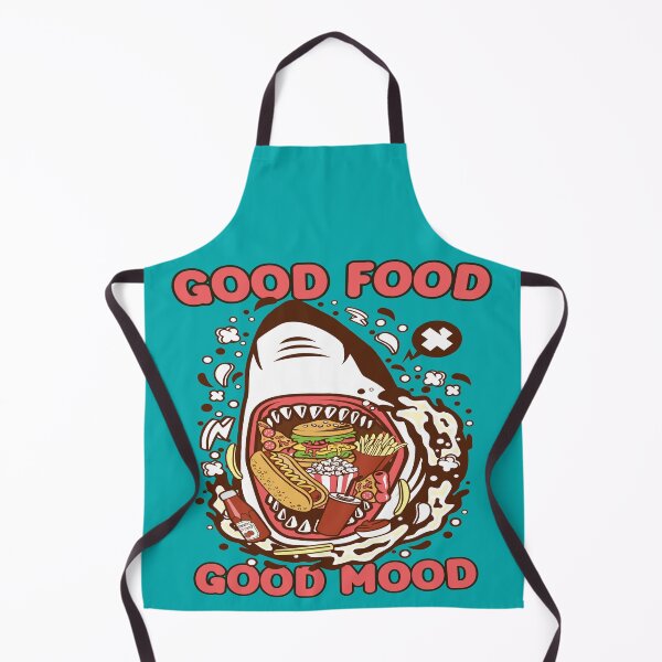 Item preview, Good food – good mood! Shark Design designed and sold by Hot4Shirt.