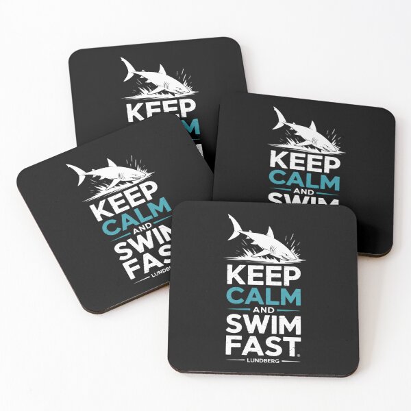Item preview, Keep Calm And Swim Fast. Funny Swim. Swimmer  designed and sold by VerseFarm.