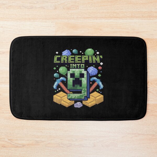 Item preview, 9th Birthday Gamer Pixel Creepin’ Into 9 Video Game Party 1  designed and sold by MarkLeedsArt.