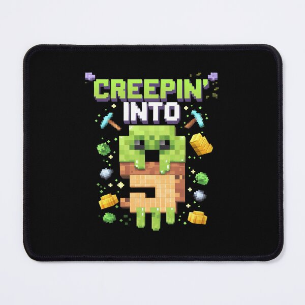 Item preview, 9th Birthday Gamer Pixel Creepin’ Into 9 Video Game Party 2 designed and sold by MarkLeedsArt.