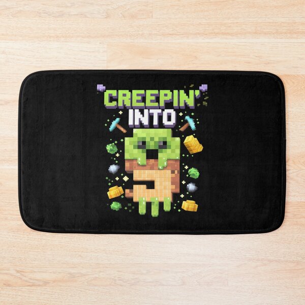 Item preview, 9th Birthday Gamer Pixel Creepin’ Into 9 Video Game Party 2  designed and sold by MarkLeedsArt.