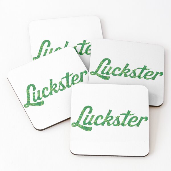 Item preview, Luckster Leaf Pattern Script Logo designed and sold by RED-MOUSE.