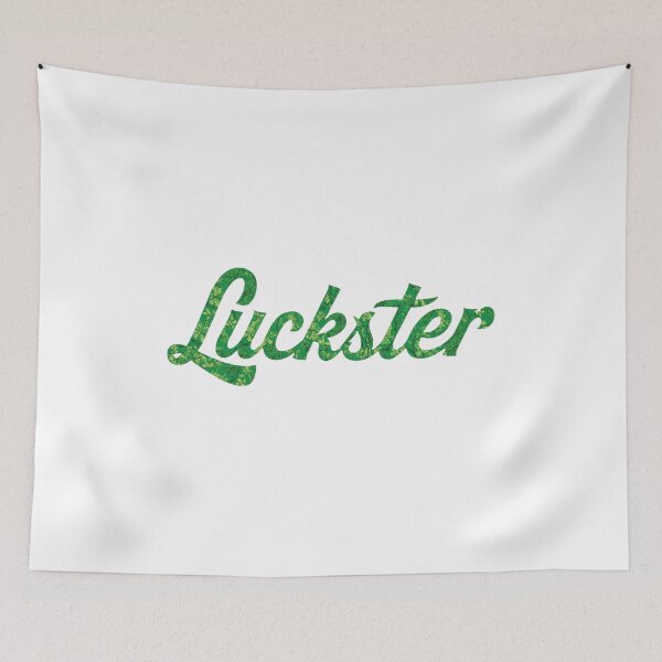 Item preview, Luckster Leaf Pattern Script Logo designed and sold by RED-MOUSE.