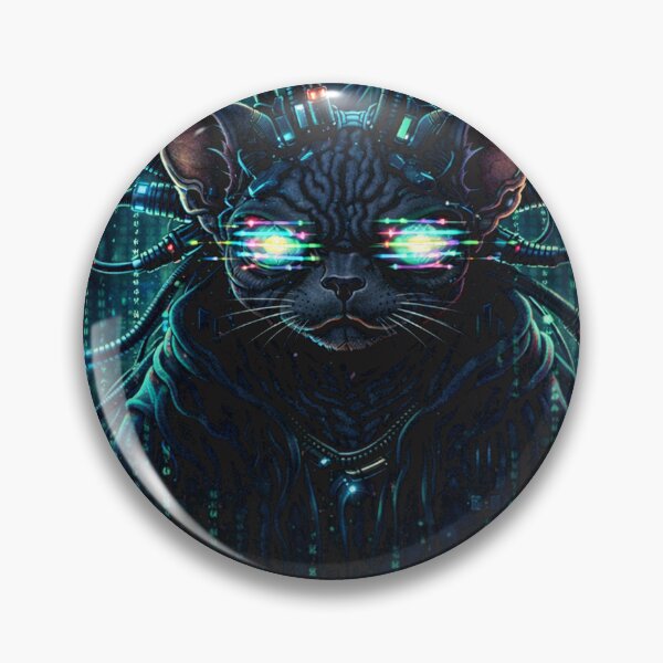 Item preview, Cyberpunk Cat – Access Denied designed and sold by Furvisors.