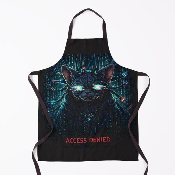 Item preview, Cyberpunk Cat – Access Denied designed and sold by Furvisors.