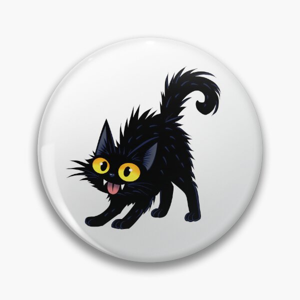Item preview, Black cat smile designed and sold by SoftBunStudio.