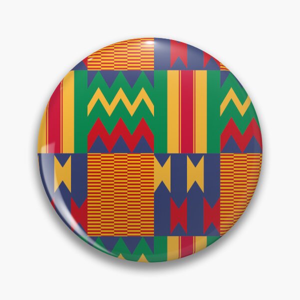 Item preview, Vibrant African Ashanti Kente pattern designed and sold by MammothArt.