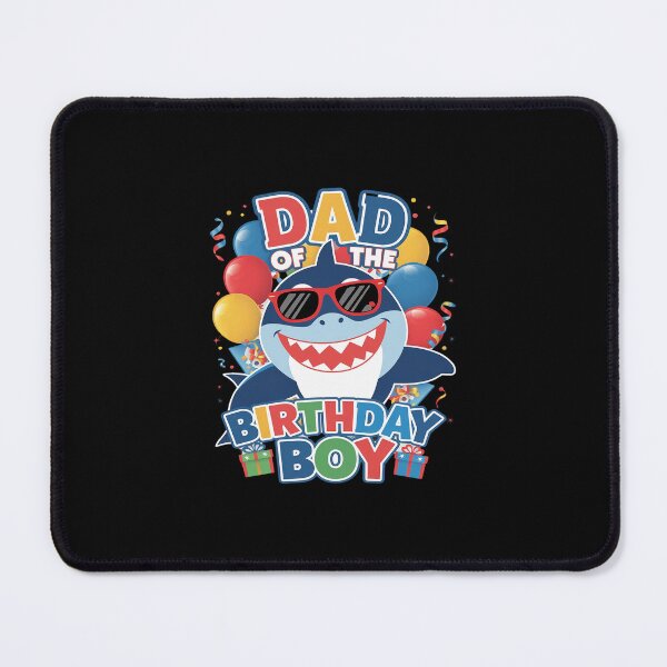 Item preview, Dad of the Birthday Boy Family Matching Party Shark 1 designed and sold by SyntaxClaw.