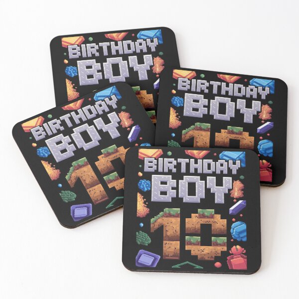 Item preview, 10th Birthday 10 Years Old Video Gamer Pixel Birthday Boys  designed and sold by MarkLeedsArt.