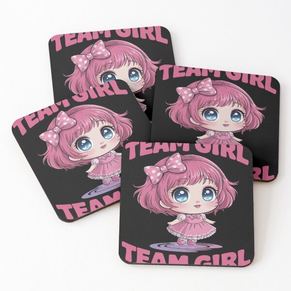 Item preview, Gender reveal team girl party team retro style  designed and sold by KotexTemu.
