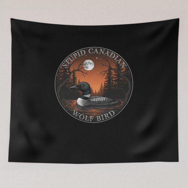 Item preview, Stupid Canadian Wolf Bird Funny Canada designed and sold by SofenArt.