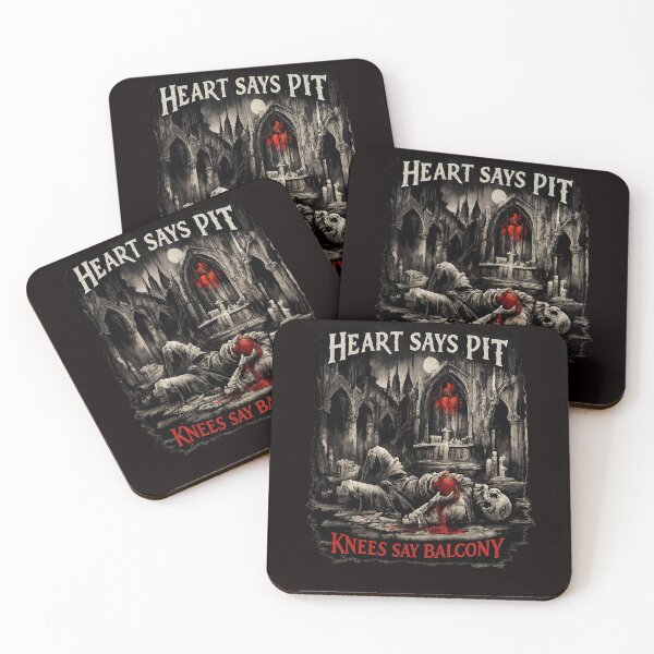 Item preview, „Heart Says Pit / Knees Say Balcony” designed and sold by FrameFlow.
