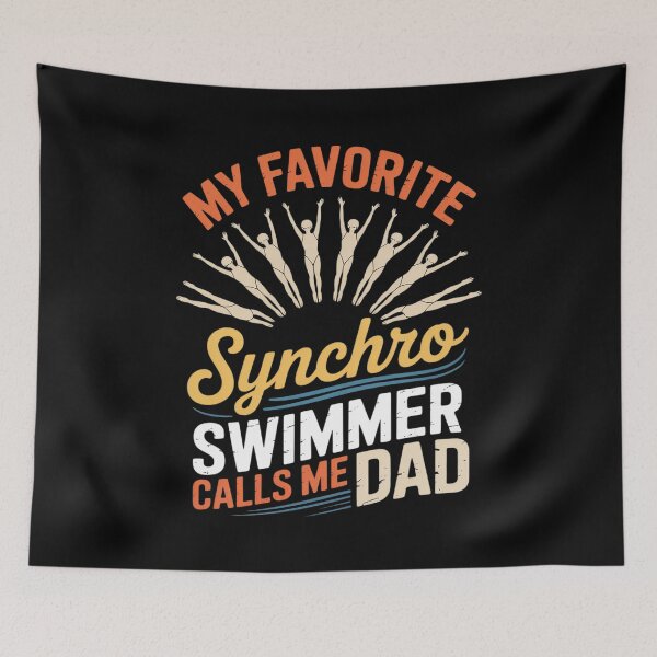 Item preview, Mens Synchronized Swimming Dad Favorite Synchro Swimmer Artistic  designed and sold by VerseFarm.