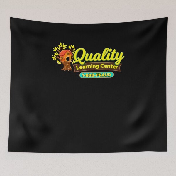 Item preview, Quality Learning Center 1-800-FRAUD Funny School Joke designed and sold by SofenArt.