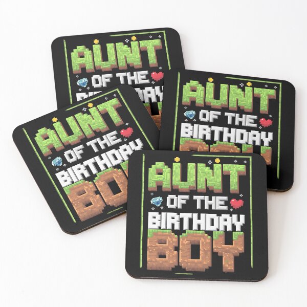 Item preview, Aunt Of The Birthday Boy Party Video Gamer Pixel  designed and sold by MarkLeedsArt.