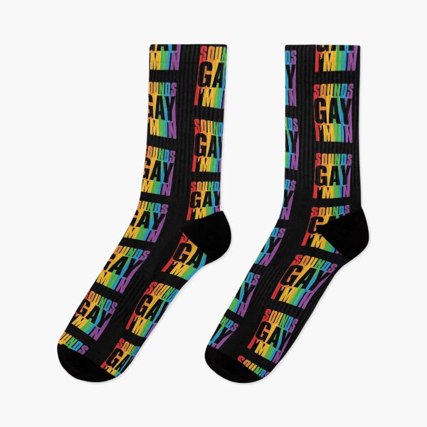 Item preview, Sounds Gay I’m In Pride Statement designed and sold by Oniyasha.