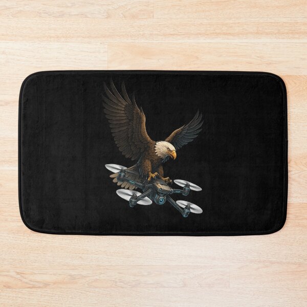 Item preview, Cyber Falcon: Eagle Controlling Drone Mid-Flight designed and sold by MKreative Studio.