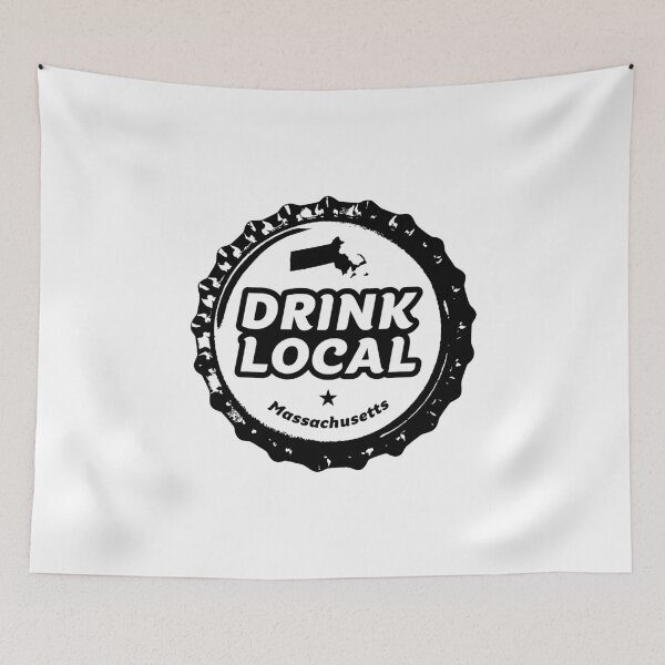 Item preview, Drink Local Massachusetts Craft Beer Bottle Cap designed and sold by graf1k.
