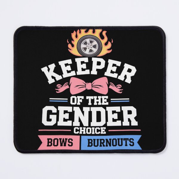 Item preview, Keeper of the Gender Burnouts or Bows Gender Reveal Party designed and sold by InspiredFoul.
