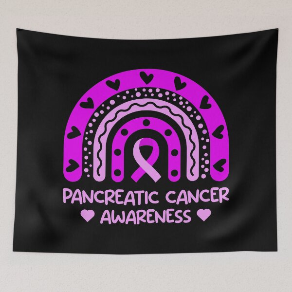 Item preview, Pancreatic cancer awareness rainbow  designed and sold by TashaVector.
