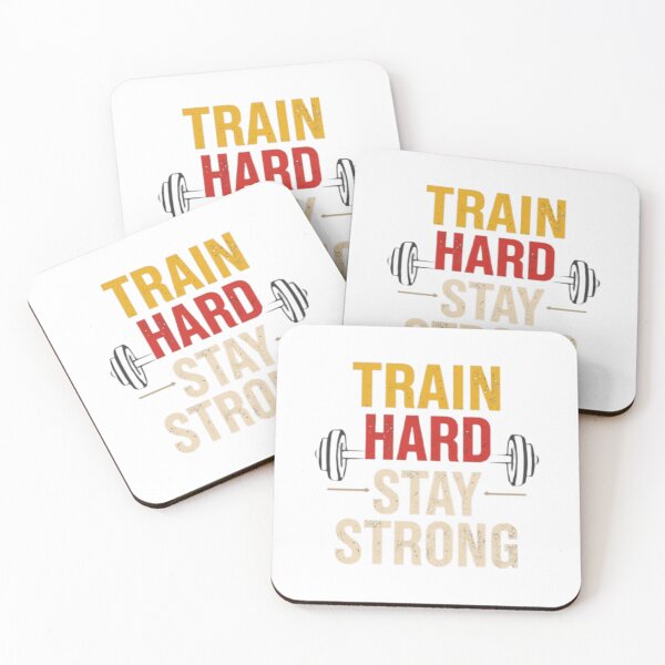 Item preview, Train Hard Stay Strong – Gym Motivation Fitness T-Shirt designed and sold by rsuniquestyle.