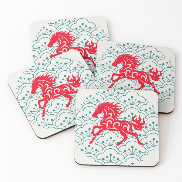 Item preview, Year of the Fire Horse 2026 designed and sold by RainsQuillMask.