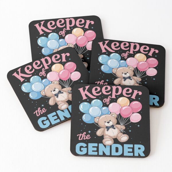 Item preview, Keeper Of The Gender Reveal Baby Bear Balloons Party  designed and sold by InspiredFoul.
