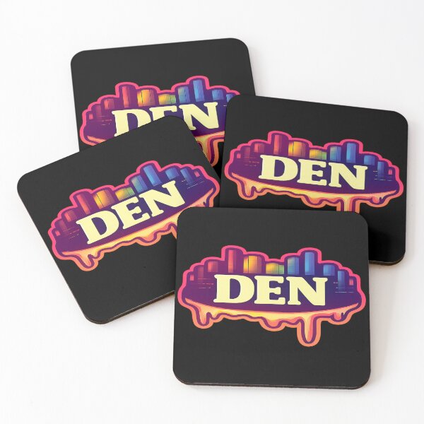 Item preview, DEN Drip Neon Skyline designed and sold by POD DYNASTY.
