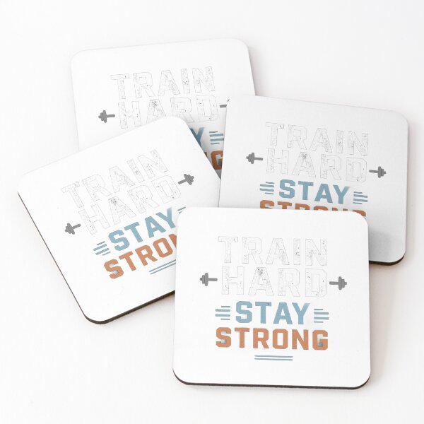 Item preview, Train Hard Stay Strong – Gym Motivation Fitness T-Shirt designed and sold by rsuniquestyle.