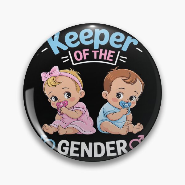 Item preview, Keeper Of The Gender Reveal Party Baby Announcement Women designed and sold by InspiredFoul.