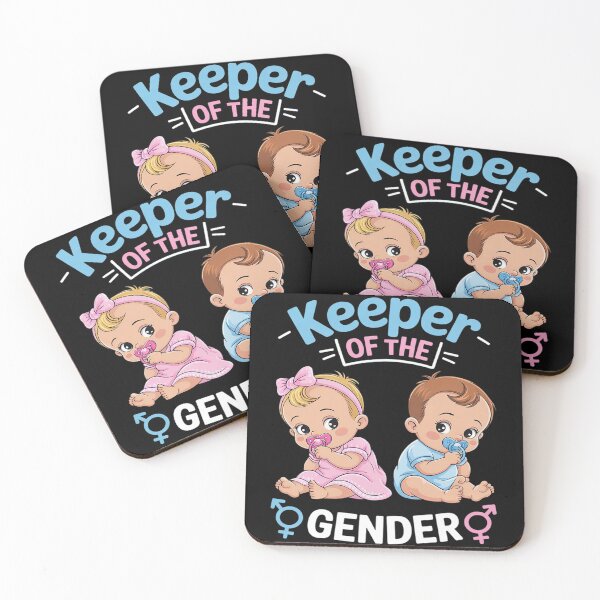 Item preview, Keeper Of The Gender Reveal Party Baby Announcement Women designed and sold by InspiredFoul.