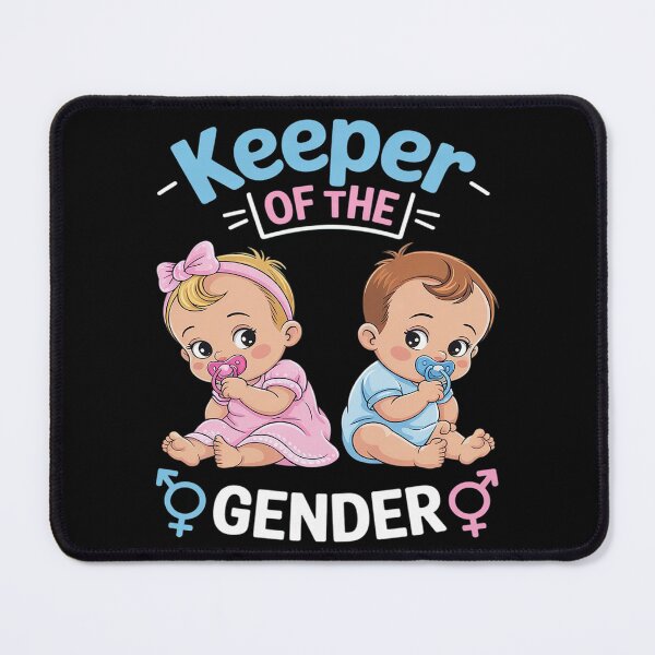 Item preview, Keeper Of The Gender Reveal Party Baby Announcement Women designed and sold by InspiredFoul.