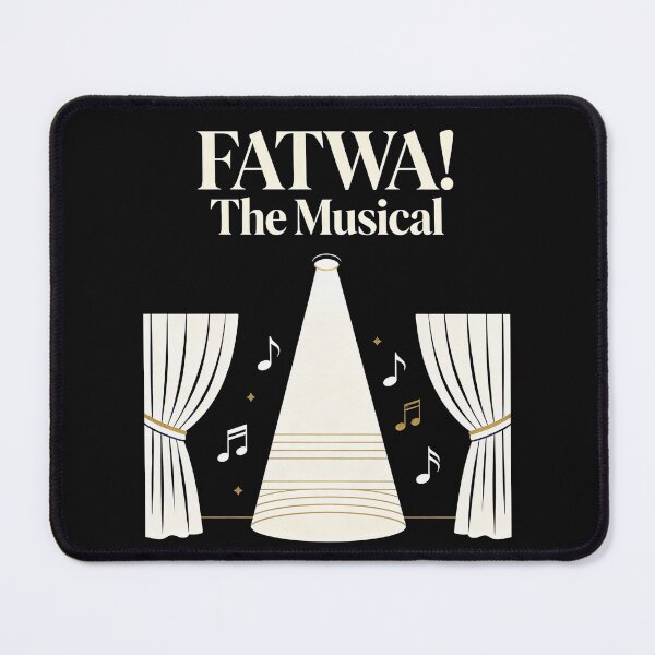Item preview, FATWA! The Musical - Absurdist Comedy Theater Design designed and sold by GeoWhimsy Studio.
