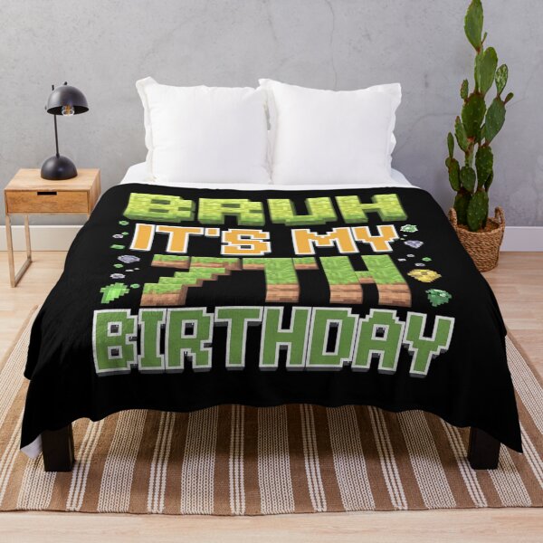Item preview, Birthday Boy Bruh It's My 7th Birthday Gamer Pixel Number 1  designed and sold by MarryIsMonth.