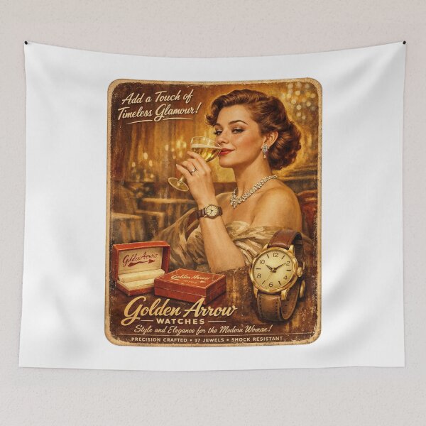 Item preview, Timeless Glamour: Golden Arrow Elegance in Motion designed and sold by ForeverPrintsOK.
