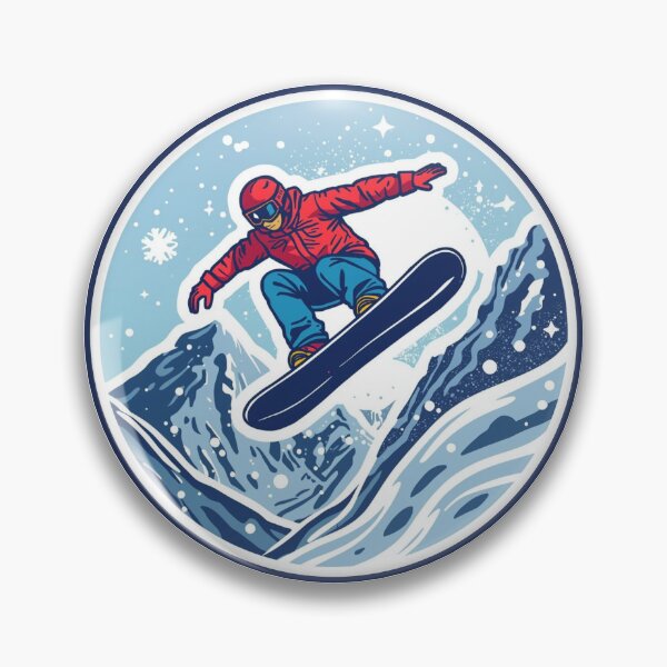 Item preview, Winter Sports Games Snowboarding Competition Sticker designed and sold by colorleafz.