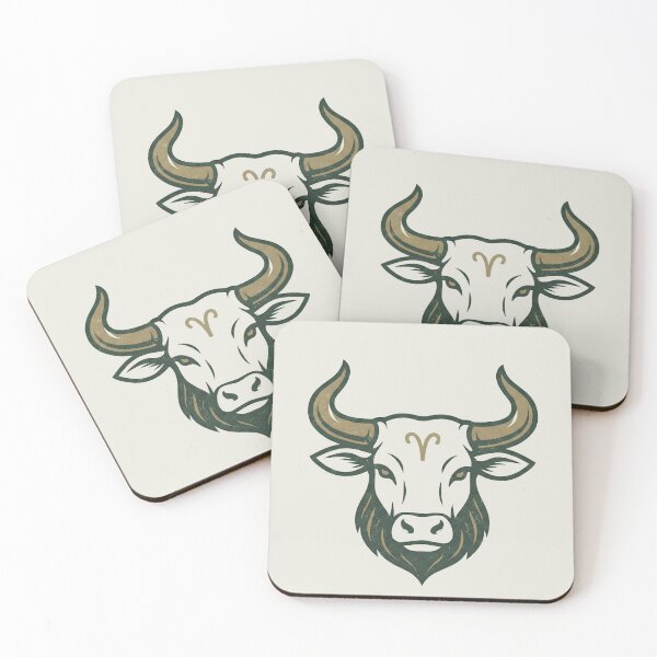 Item preview, Taurus Minimalist Line Art Bull - Elegant Earth Sign Zodiac Gift Star Sign Constellation designed and sold by IndoPatterns.