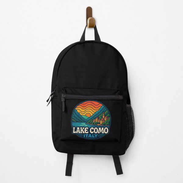Item preview, Lake Como Italy Retro Trippy Travel designed and sold by TomFrontierArt.