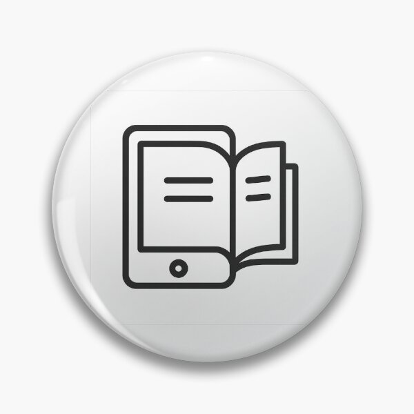 Item preview, Digital Reading Tablet Book Icon designed and sold by Le Grand Requin.