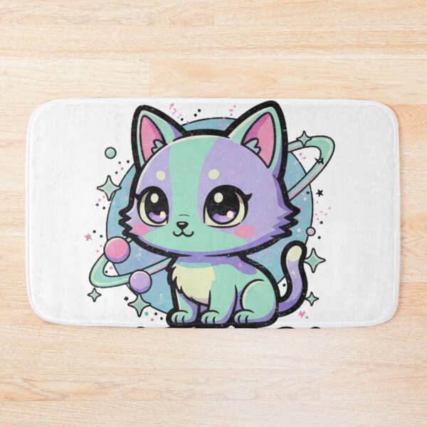 Item preview, Cosmic Charm: Adorable Digi-Pal Space Cat Illustration designed and sold by MartinxMarie.
