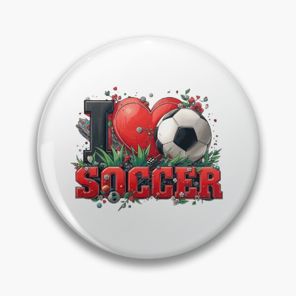 Item preview, Soccer is my Valentine T-shirt Sticker designed and sold by DreamArtmaStudio.
