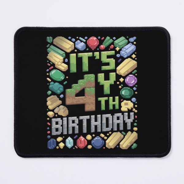 Item preview, Birthday Boy It's My 4th Birthday 4 Year Old Pixel Gamer 1  designed and sold by MarryIsMonth.