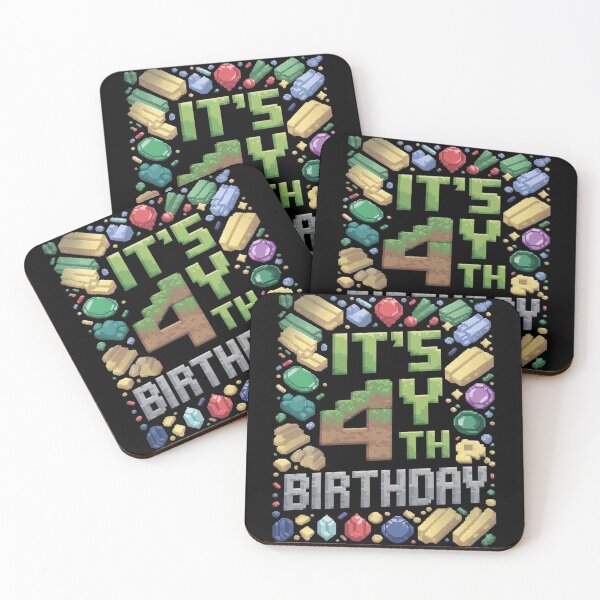 Item preview, Birthday Boy It's My 4th Birthday 4 Year Old Pixel Gamer 1  designed and sold by MarryIsMonth.