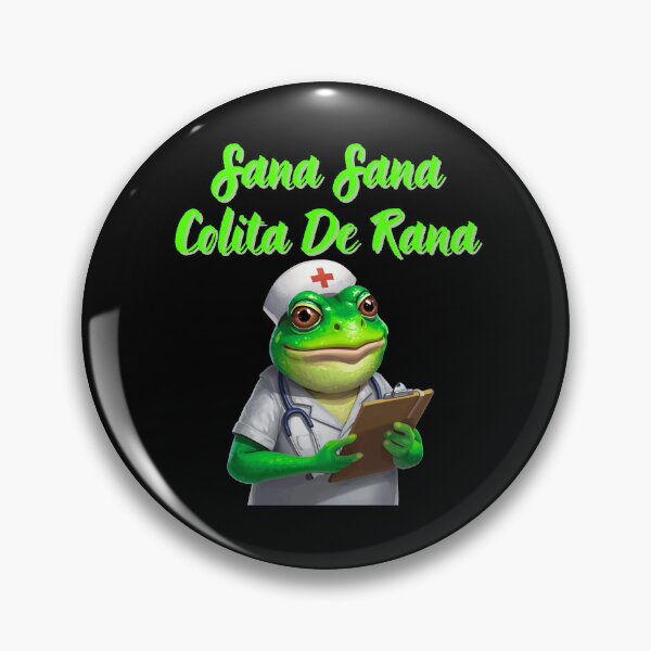 Item preview, Sana Sana Colita De Rana Funny Illustration designed and sold by StaticMood.