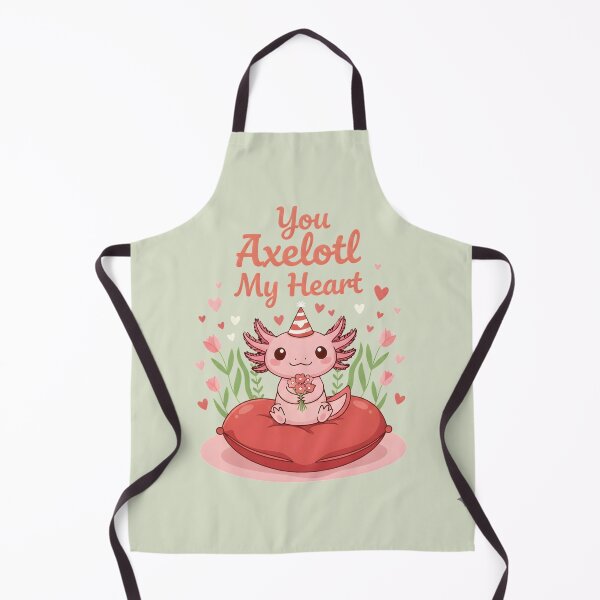 Item preview, You Axelotl My Heart Cute Amphibian Valentine Pun designed and sold by Splotchly.