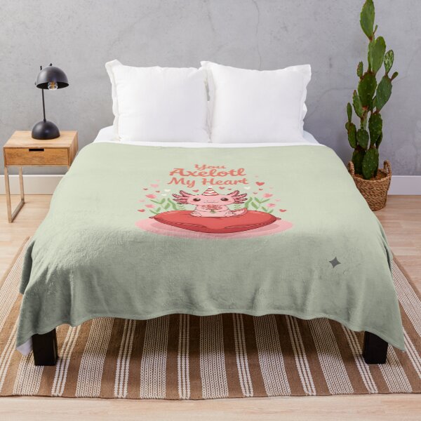 Item preview, You Axelotl My Heart Cute Amphibian Valentine Pun designed and sold by Splotchly.