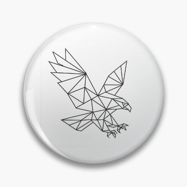 Item preview, Geometric Polygonal Eagle designed and sold by Le Grand Requin.